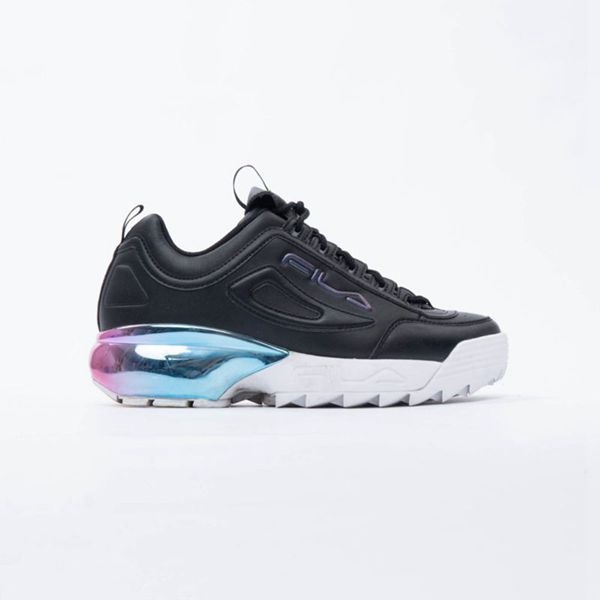 Tênis Fila Mulher Pretas/Azuis - Fila Disruptor 2A Chrome Loja Online Portugal,EVPQ-10987